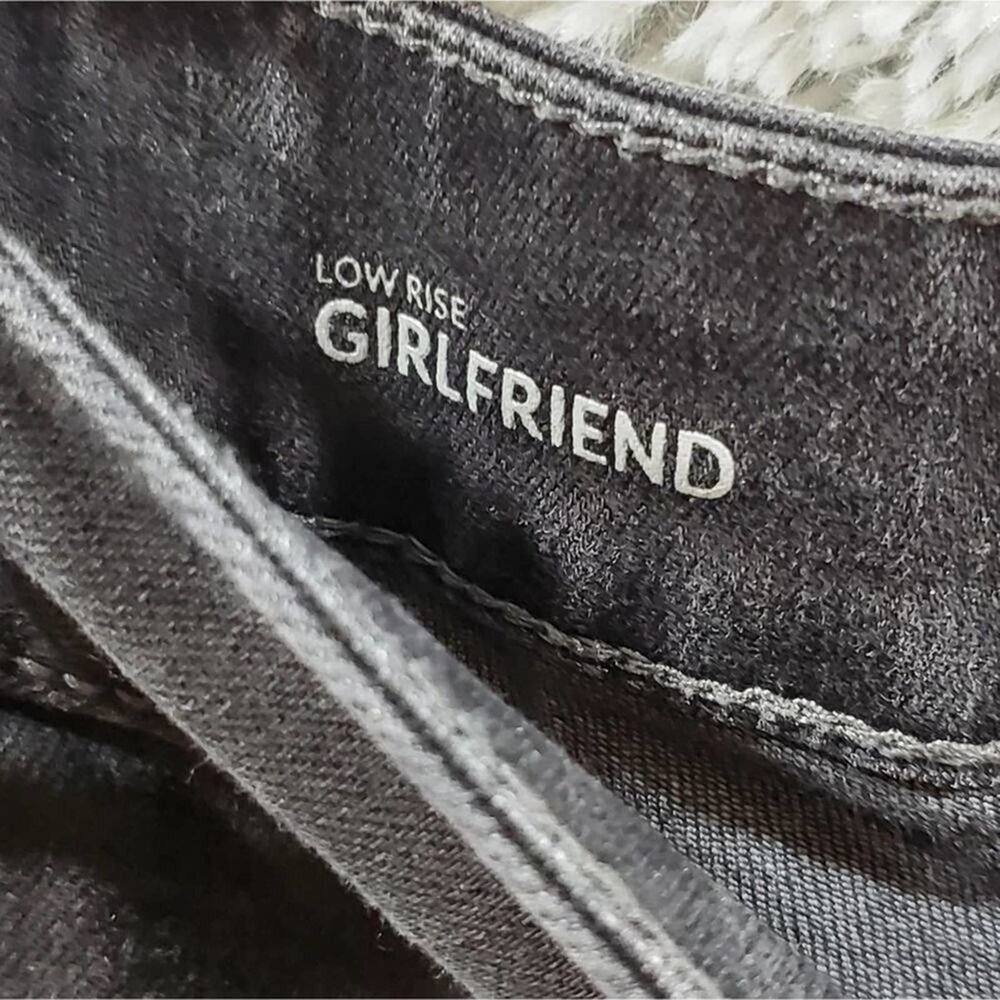 Lane BRYANT Low Rise Black GIRLFRIEND DISTRESS SEQUIN JEANs plus Size 24 - Picture 8 of 14
